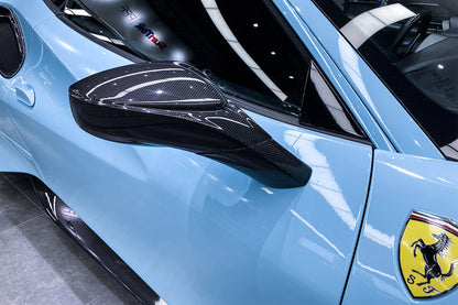 DarwinPRO 2015-2020 Ferrari 488 GTB & Spider Carbon Fiber Mirror House & Base Replacement