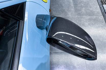 DarwinPRO 2015-2020 Ferrari 488 GTB & Spider Carbon Fiber Mirror House & Base Replacement