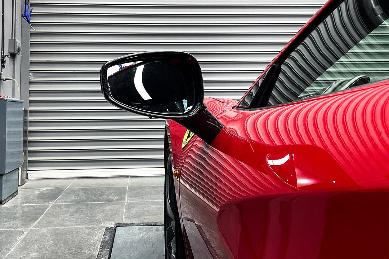 DarwinPRO 2015-2020 Ferrari 488 GTB & Spider Carbon Fiber Mirror House & Base Replacement