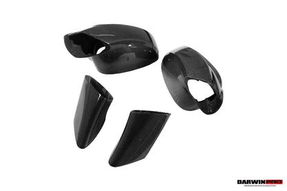 DarwinPRO 2015-2020 Ferrari 488 GTB & Spider Carbon Fiber Mirror House & Base Replacement