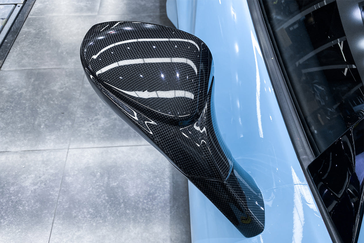 DarwinPRO 2015-2020 Ferrari 488 GTB & Spider Carbon Fiber Mirror House & Base Replacement