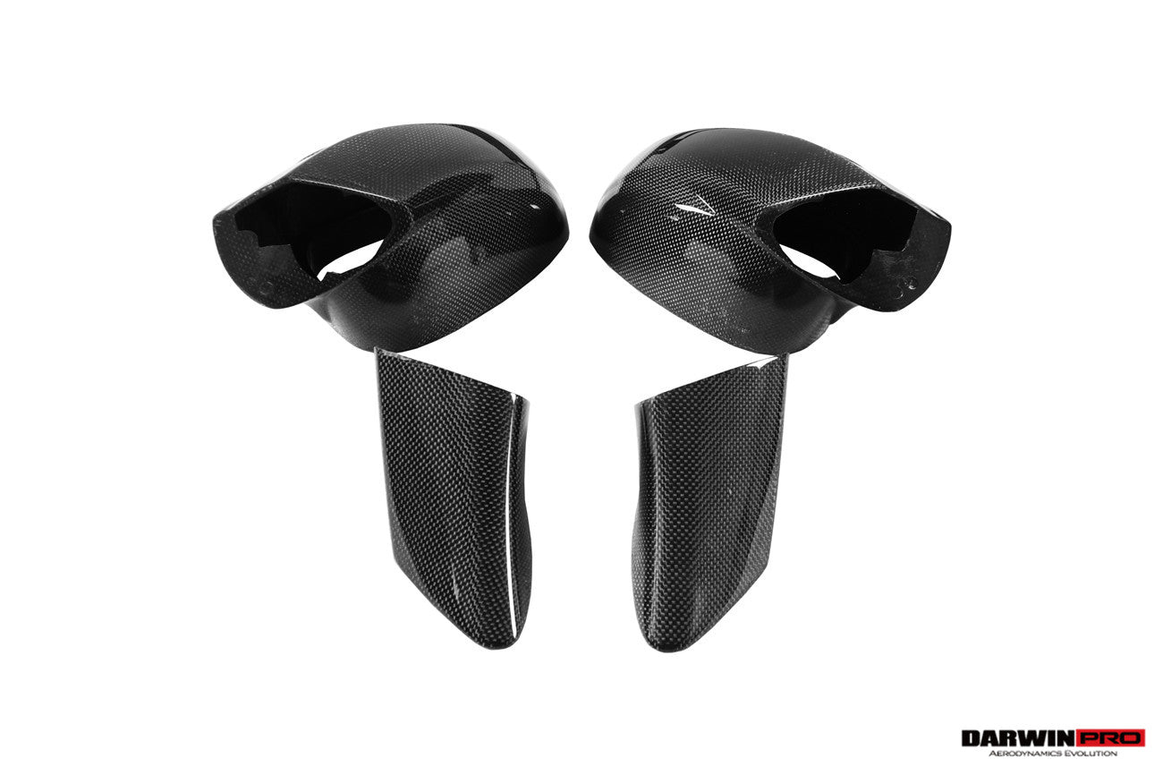 DarwinPRO 2015-2020 Ferrari 488 GTB & Spider Carbon Fiber Mirror House & Base Replacement