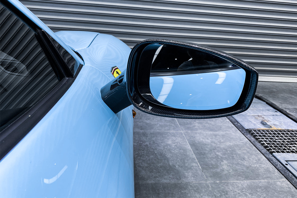 DarwinPRO 2015-2020 Ferrari 488 GTB & Spider Carbon Fiber Mirror House & Base Replacement