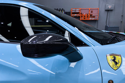 DarwinPRO 2015-2020 Ferrari 488 GTB & Spider Carbon Fiber Mirror House & Base Replacement