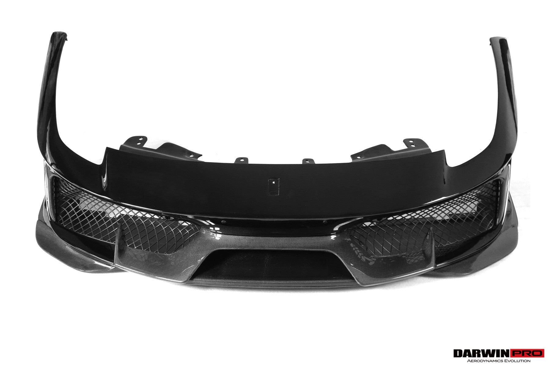 DarwinPRO 2015-2020 Ferrari 488 GTB | Spider Pista Style Carbon Fiber Front Bumper Set with Hood