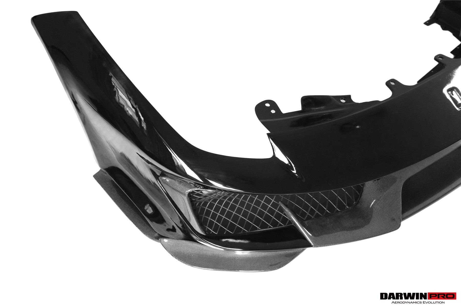 DarwinPRO 2015-2020 Ferrari 488 GTB | Spider Pista Style Carbon Fiber Front Bumper Set with Hood