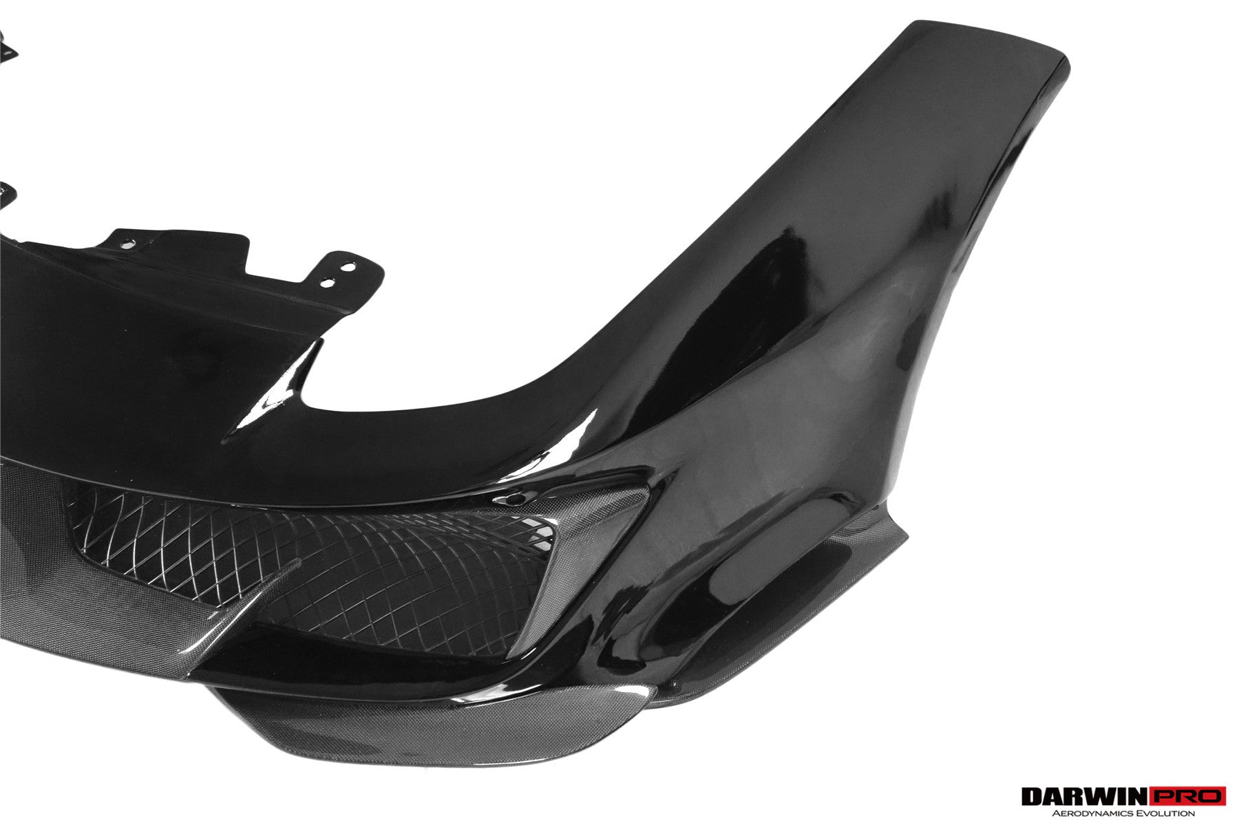DarwinPRO 2015-2020 Ferrari 488 GTB | Spider Pista Style Carbon Fiber Front Bumper Set with Hood