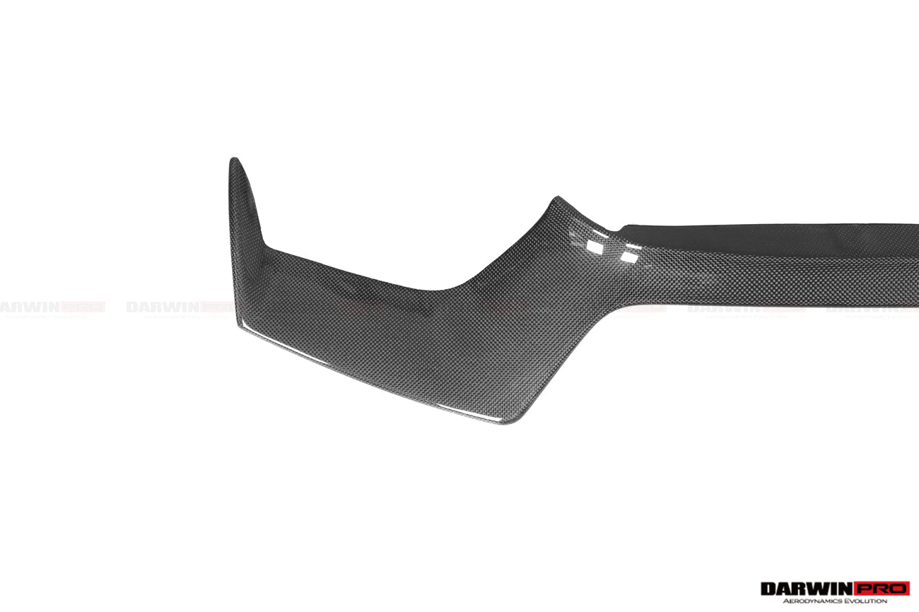 Parachoques delantero de fibra de carbono DarwinPRO 2018-2022 Ferrari 488 Pista con borde central