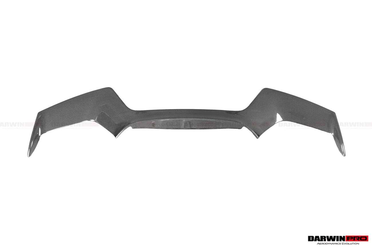Parachoques delantero de fibra de carbono DarwinPRO 2018-2022 Ferrari 488 Pista con borde central