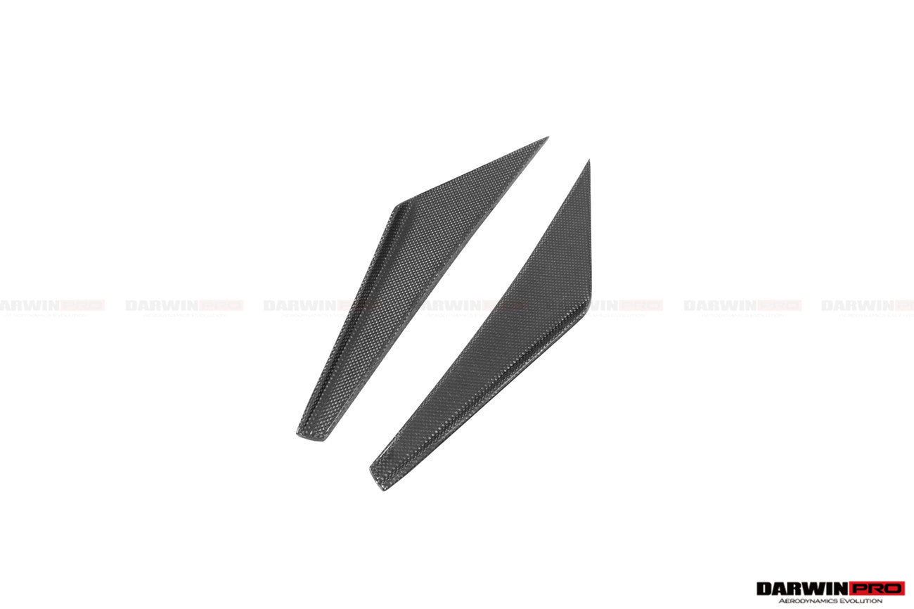 DarwinPRO 2015-2020 Ferrari 488 GTB & Spider iMP-Performance Carbon Fiber Front Bumper Canards