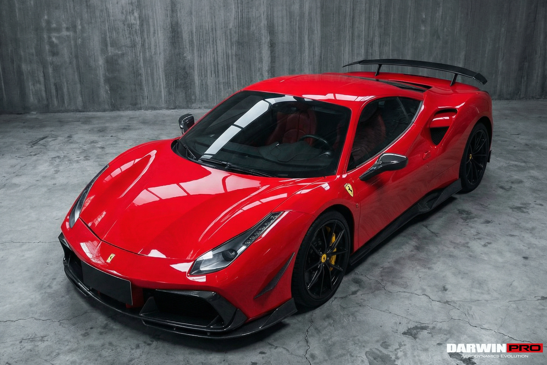 Alerón de maletero de fibra de carbono DarwinPRO 2015-2020 Ferrari 488 GTB iMP-Performance