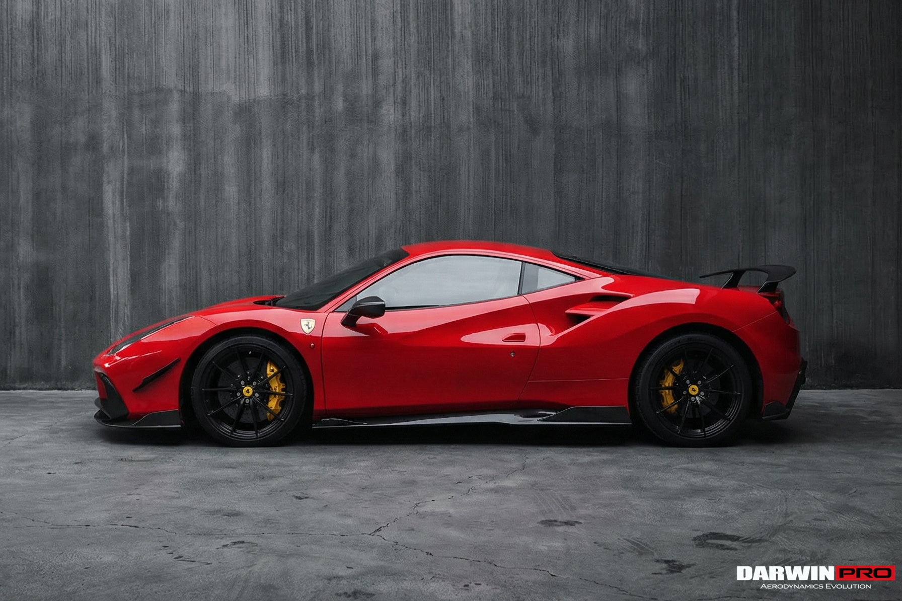 DarwinPRO 2015-2020 Ferrari 488 GTB & Spider iMP-Performance Carbon Fiber Front Bumper Canards