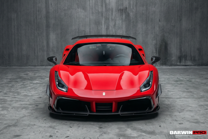 DarwinPRO iMP-Performance Carbon Fiber Front Lip | 2015-2020 Ferrari 488 GTB & Spider