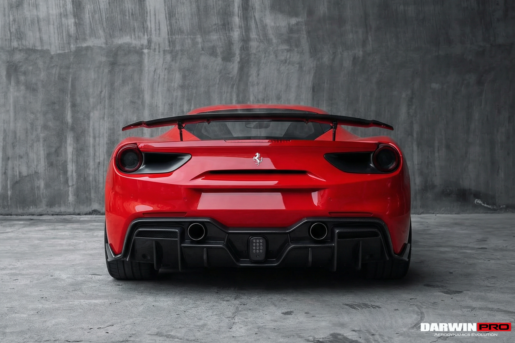 Alerón de maletero de fibra de carbono DarwinPRO 2015-2020 Ferrari 488 GTB iMP-Performance