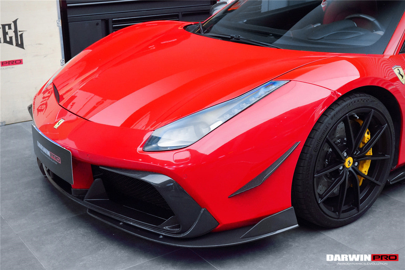 DarwinPRO iMP-Performance Carbon Fiber Front Lip | 2015-2020 Ferrari 488 GTB & Spider