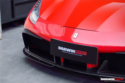 DarwinPRO iMP-Performance Carbon Fiber Front Lip | 2015-2020 Ferrari 488 GTB & Spider