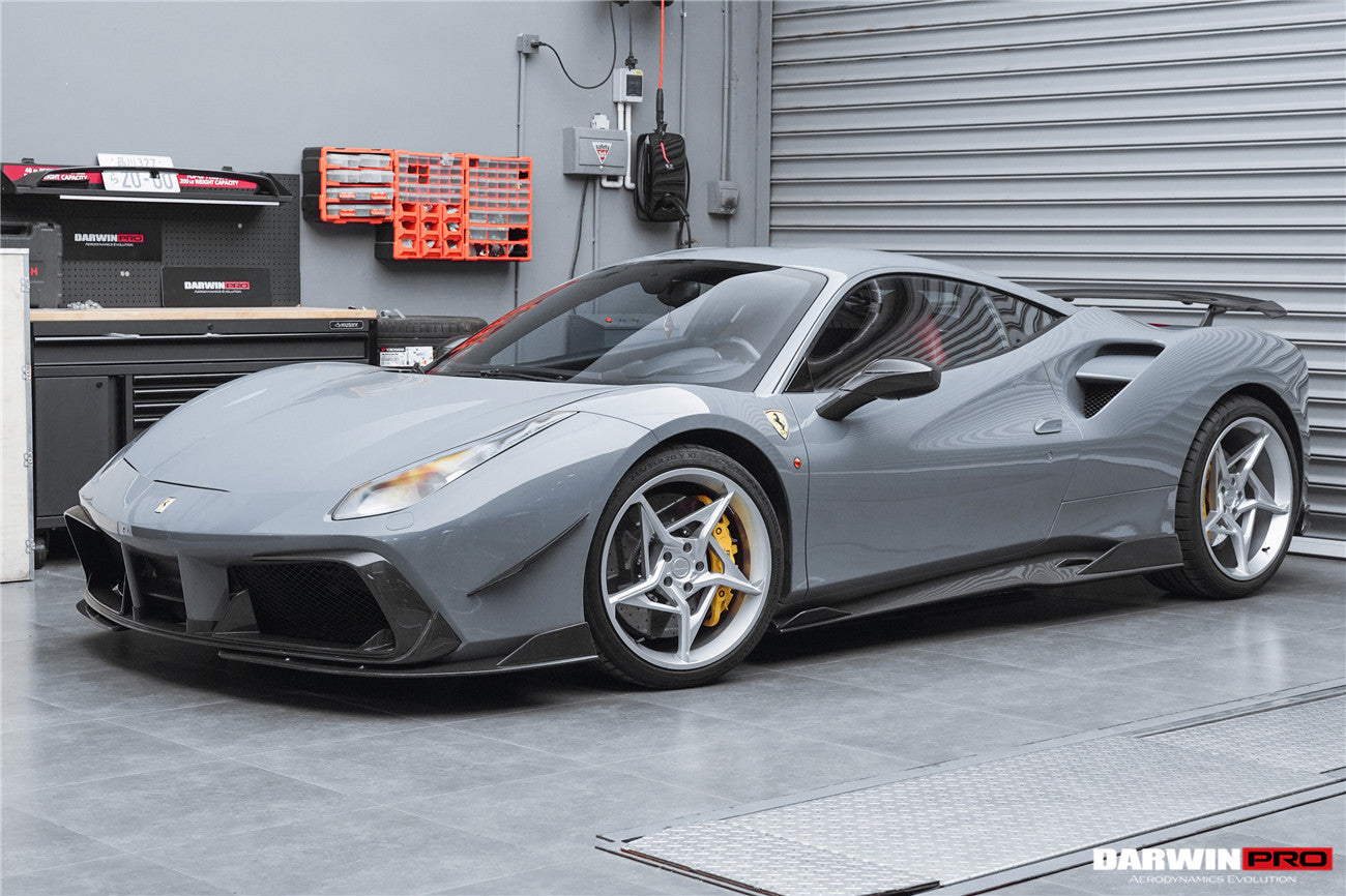 DarwinPRO iMP-Performance Carbon Fiber Front Lip | 2015-2020 Ferrari 488 GTB & Spider