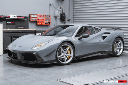DarwinPRO iMP-Performance Carbon Fiber Front Lip | 2015-2020 Ferrari 488 GTB & Spider