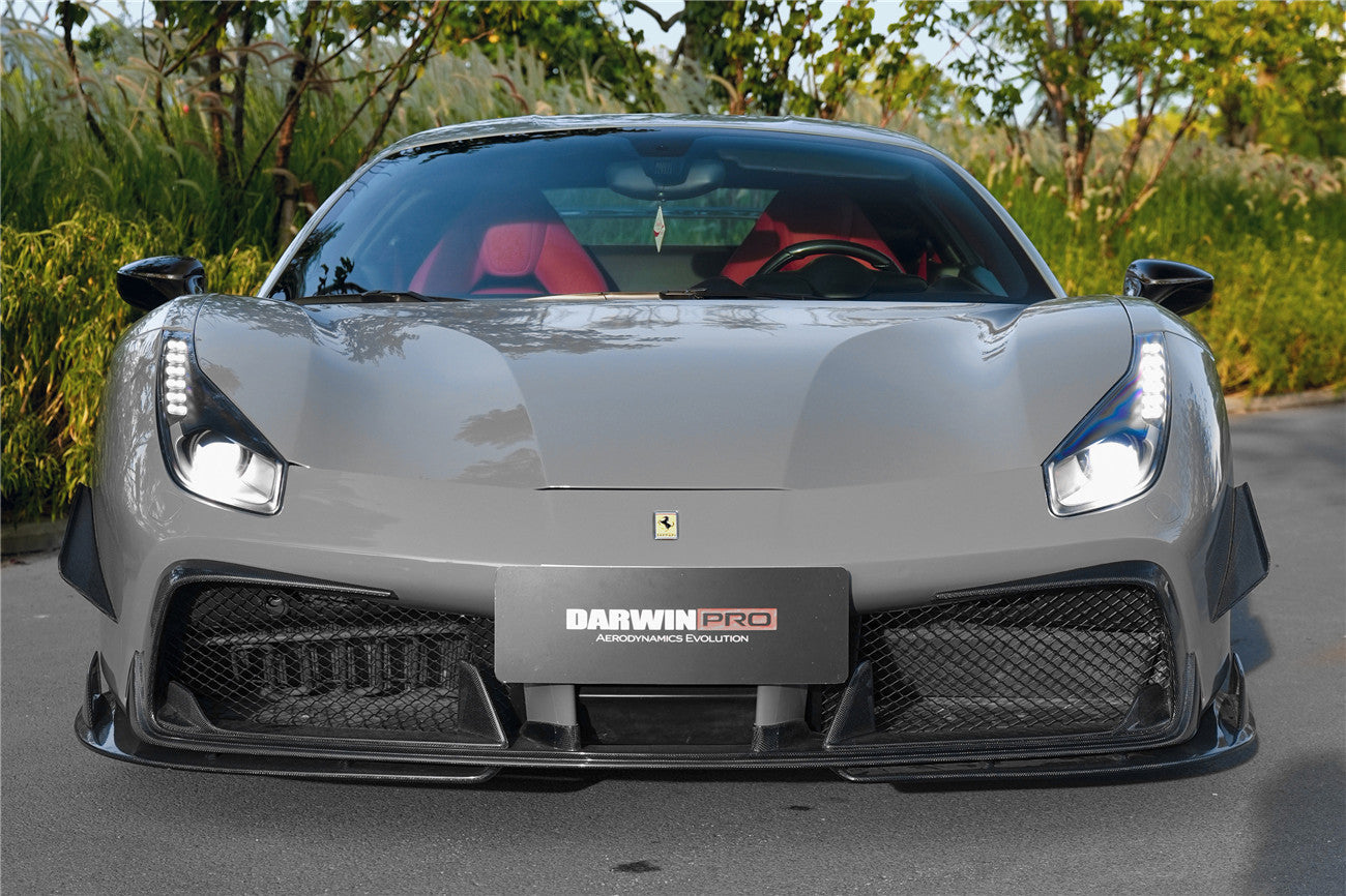DarwinPRO iMP-Performance Carbon Fiber Front Lip | 2015-2020 Ferrari 488 GTB & Spider