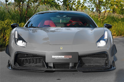 DarwinPRO iMP-Performance Carbon Fiber Front Lip | 2015-2020 Ferrari 488 GTB & Spider