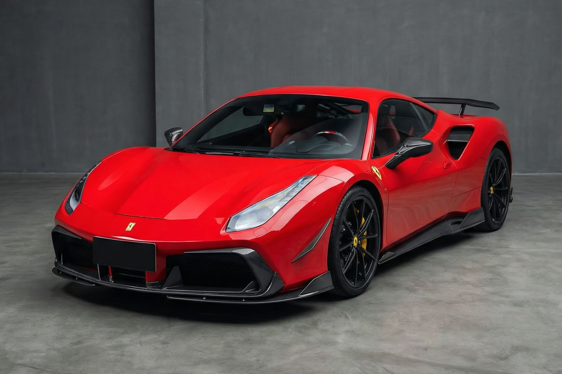 DarwinPRO iMP-Performance Carbon Fiber Front Lip | 2015-2020 Ferrari 488 GTB & Spider