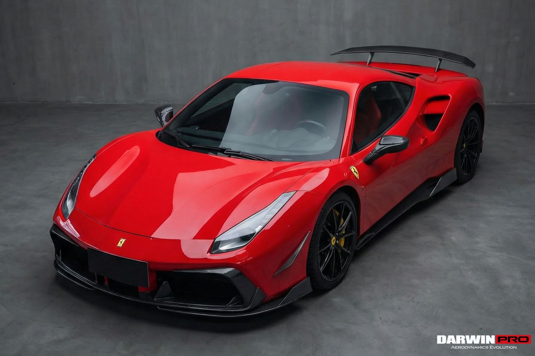 DarwinPRO iMP-Performance Carbon Fiber Front Lip | 2015-2020 Ferrari 488 GTB & Spider