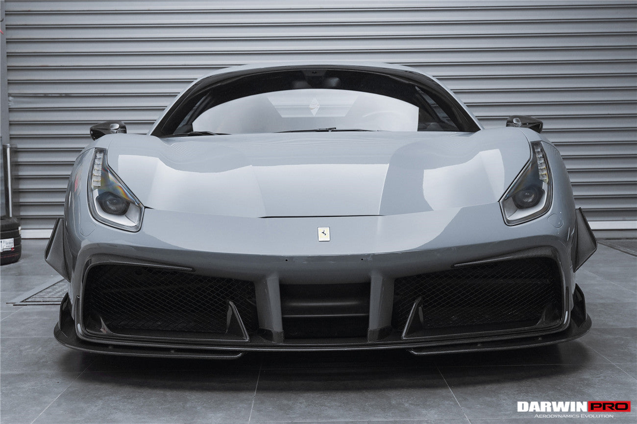 DarwinPRO iMP-Performance Carbon Fiber Front Lip | 2015-2020 Ferrari 488 GTB & Spider