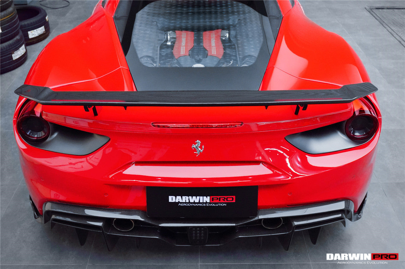 Alerón de maletero de fibra de carbono DarwinPRO 2015-2020 Ferrari 488 GTB iMP-Performance