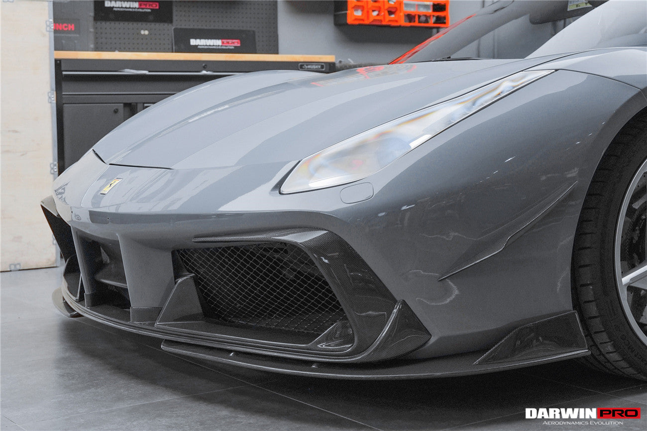 DarwinPRO iMP-Performance Carbon Fiber Front Lip | 2015-2020 Ferrari 488 GTB & Spider