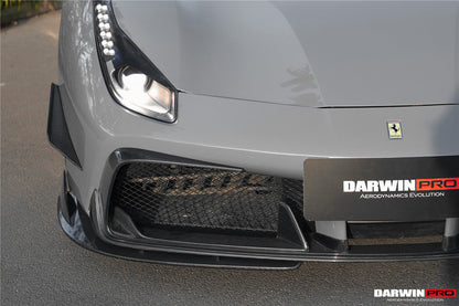 DarwinPRO iMP-Performance Carbon Fiber Front Lip | 2015-2020 Ferrari 488 GTB & Spider