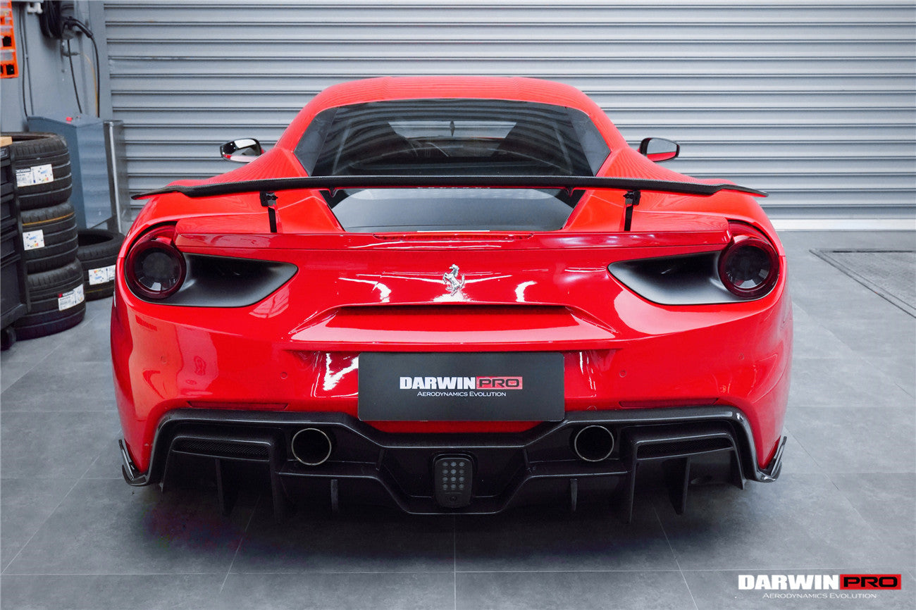 Alerón de maletero de fibra de carbono DarwinPRO 2015-2020 Ferrari 488 GTB iMP-Performance