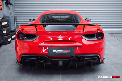 Alerón de maletero de fibra de carbono DarwinPRO 2015-2020 Ferrari 488 GTB iMP-Performance