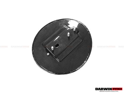 DarwinPRO 2017-2026 Ferrari 812 Superfast Dry Carbon Fiber Fuel Door With Logo Repalement