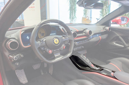 DarwinPRO 2017-2026 Ferrari 812 Superfast & GTS OE Style Dry Carbon Fiber Bridge Support & Windows Switches Panel