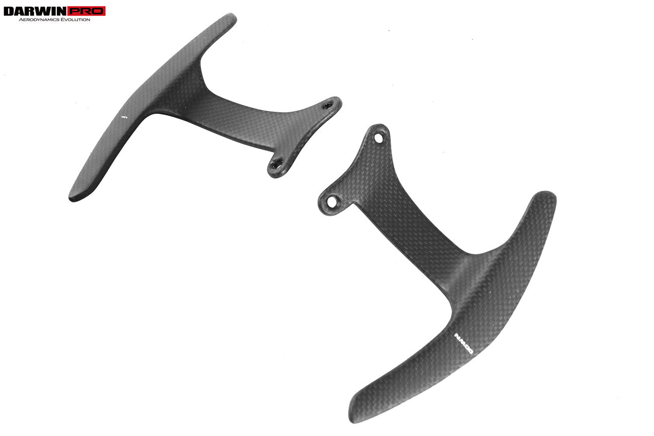Levas de cambio DarwinPRO de fibra de carbono secas para Ferrari 488 GTB y Spider (2015-2020)
