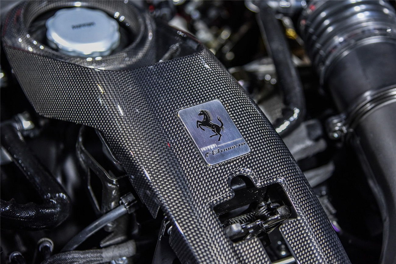 DarwinPRO 2019-2023 Ferrari F8 OE Style Autoclave Carbon Fiber Engine Lock