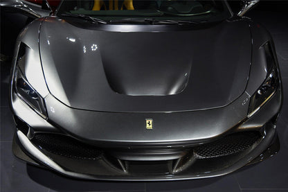 DarwinPRO 2019-2024 Ferrari F8 OE Style Autoclave Carbon Fiber Front Lip Splitter