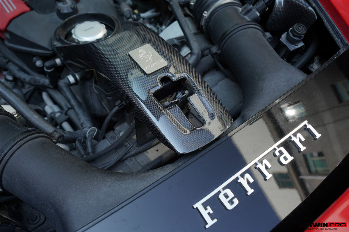 DarwinPRO 2019-2023 Ferrari F8 OE Style Autoclave Carbon Fiber Engine Lock