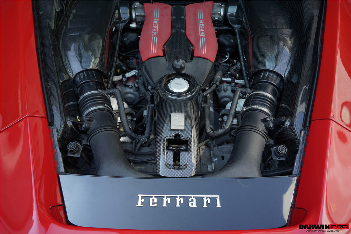 DarwinPRO 2019-2023 Ferrari F8 OE Style Autoclave Carbon Fiber Engine Lock