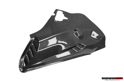 DarwinPRO 2023-2025 Ferrari Purosangue FUV Type F175 OEM Style Dry Carbon Fiber Inner Engine Cover (2PCS)