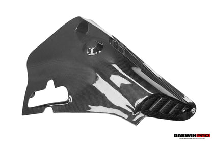 DarwinPRO 2023-2025 Ferrari Purosangue FUV Type F175 OEM Style Dry Carbon Fiber Inner Engine Cover (2PCS)