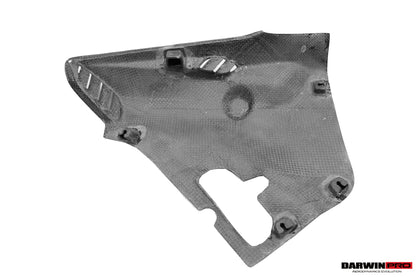 DarwinPRO 2023-2025 Ferrari Purosangue FUV Type F175 OEM Style Dry Carbon Fiber Inner Engine Cover (2PCS)
