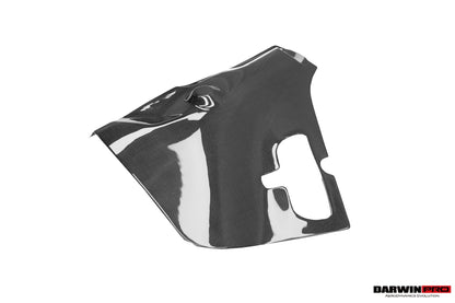 DarwinPRO 2023-2025 Ferrari Purosangue FUV Type F175 OEM Style Dry Carbon Fiber Inner Engine Cover (2PCS)