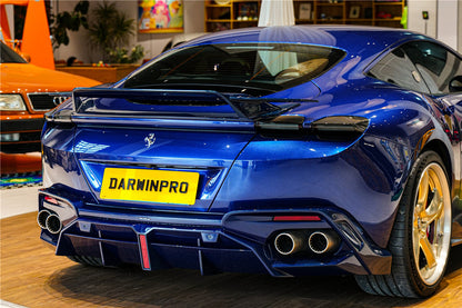 2020-UP Ferrari Roma Carbon Fiber Wing DarwinPRO (BKSS Design) (1X1CF9513BKSS-W)