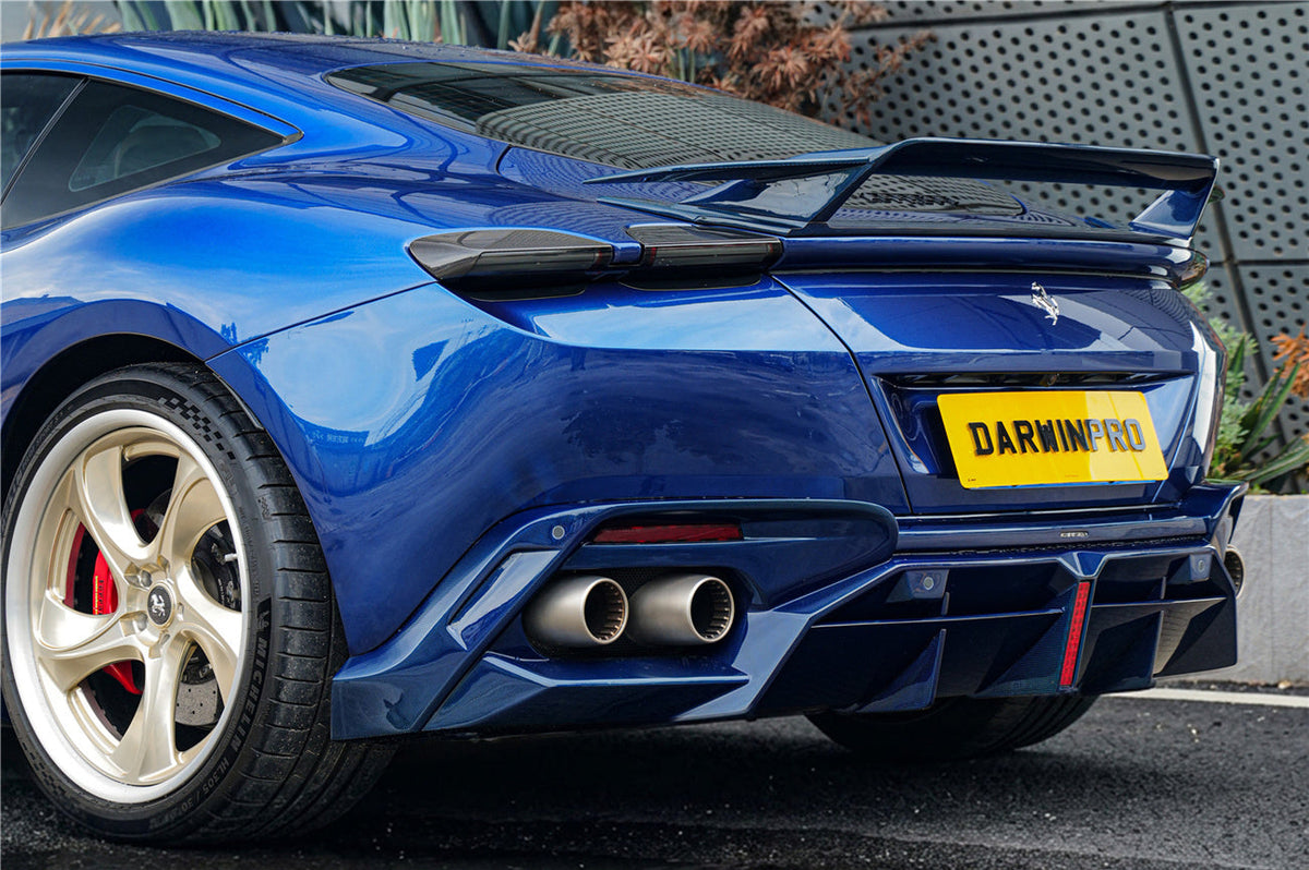 2020-UP Ferrari Roma Carbon Fiber Wing DarwinPRO (BKSS Design) (1X1CF9513BKSS-W)