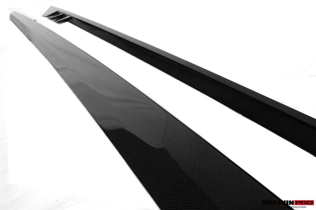 2020-UP Ferrari Roma Carbon Fiber Side Skirts DarwinPRO (BKSS Design) (1X1CF9513BKSS-SS)