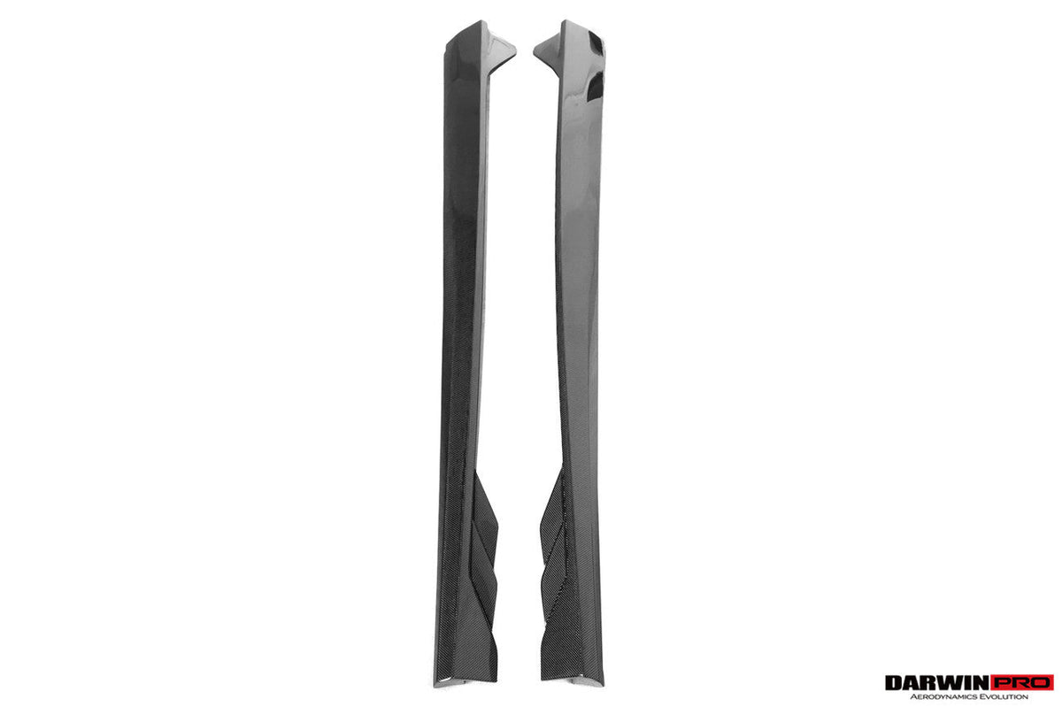 2020-UP Ferrari Roma Carbon Fiber Side Skirts DarwinPRO (BKSS Design) (1X1CF9513BKSS-SS)
