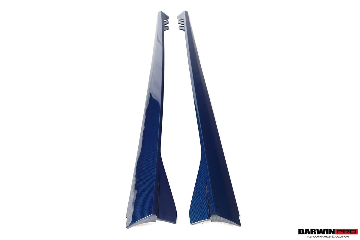 2020-UP Ferrari Roma Carbon Fiber Side Skirts DarwinPRO (BKSS Design) (1X1CF9513BKSS-SS)