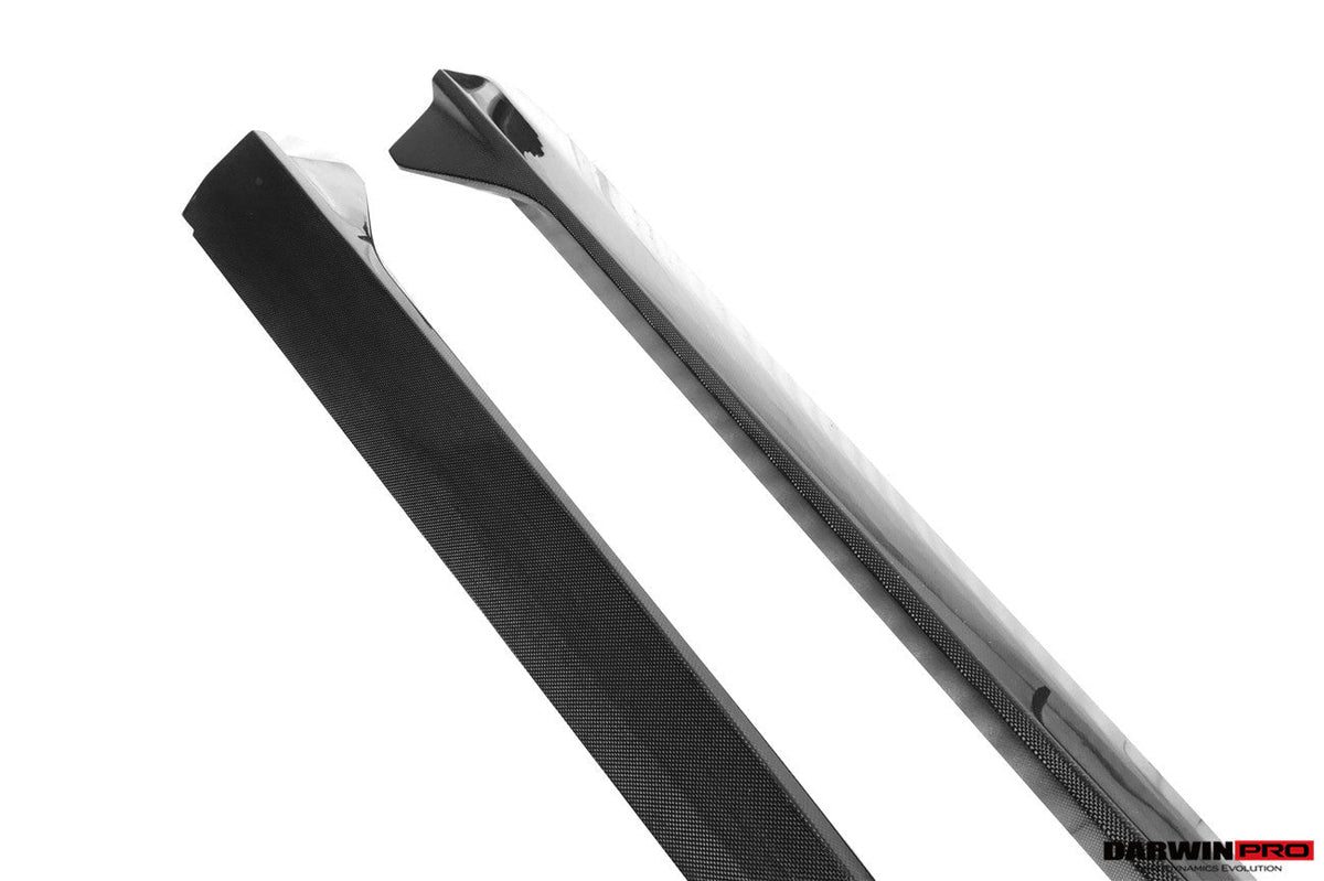 2020-UP Ferrari Roma Carbon Fiber Side Skirts DarwinPRO (BKSS Design) (1X1CF9513BKSS-SS)