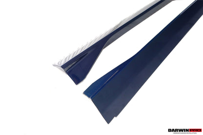 2020-UP Ferrari Roma Carbon Fiber Side Skirts DarwinPRO (BKSS Design) (1X1CF9513BKSS-SS)